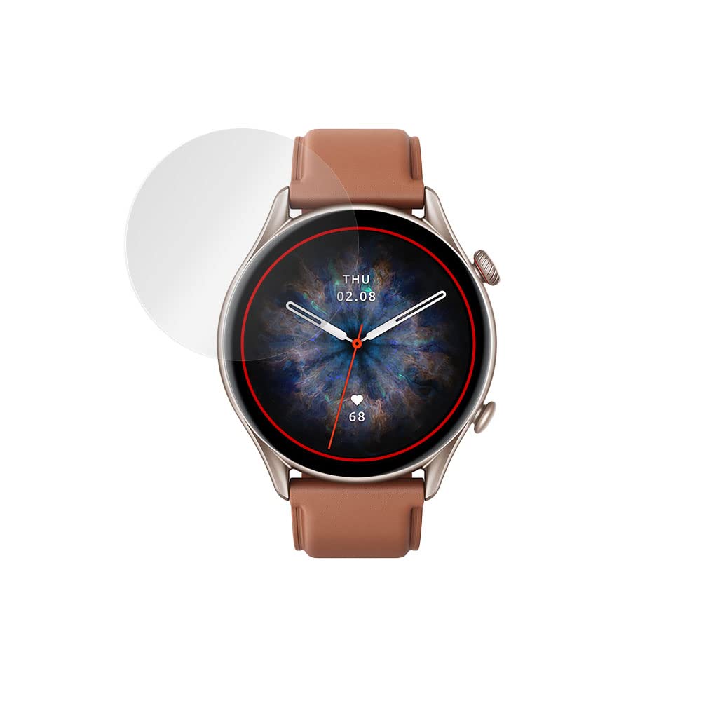 Amazon | ミヤビックス Amazfit GTR 3 Pro 用 光沢 保護 フィルム 防